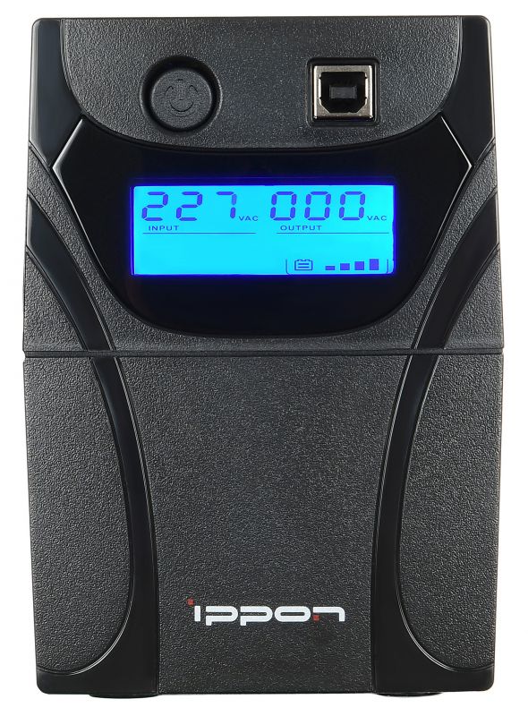 ИБП Ippon Back Power Pro LCD 800 черный