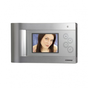 COMMAX CDV - 43Q (Серебро) Монитор цветного видеодомофона, 4.3", TFT LCD, без трубки (Hands Free), 235х140х35мм, AC 110 - 240В