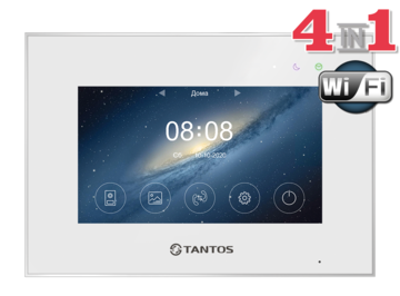 Tantos Marilyn HD Wi-Fi IPS (white) Монитор цветного видеодомофона, 7&quot;