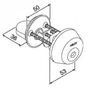 Abloy Abl CY029C/111008 ключ - ключ