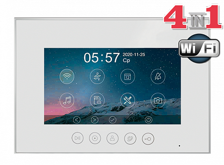 Tantos Marilyn HD Wi-Fi s VIZIT (White) Монитор цветного видеодомофона