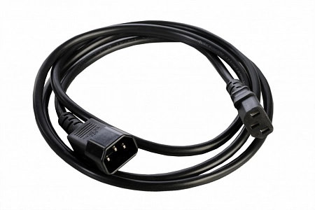 Rem R-10-Cord-C13-C14-3 Шнур питания с заземлением IEC 60320 C13/IEC 60320 C14, 10А/250В (3х1), 3м