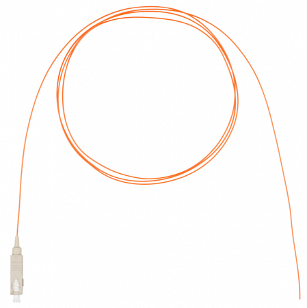 Шнур оптический монтажный (пигтейл), SC, OM2, нг(А)-HF, оранжевый, 1,5 м