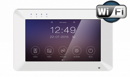 Tantos Rocky Wi-Fi VIZIT (White) Монитор цветного видеодомофона, 7&quot;