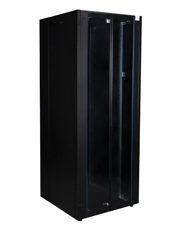 DATAREX 19&quot;, 32U 800х800,2-я перед. дв. стек,2-я задн. дв. мет, сер. Шкаф нап.